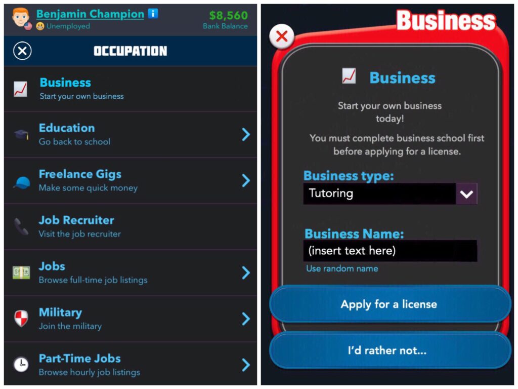 How to Run a Business in BitLife